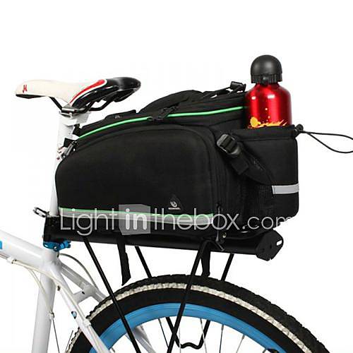 Cycling EVA 600D Polyester Shockproof Wearproof Not Easily Distortion Black Bike Seat Bag Shelf Bag