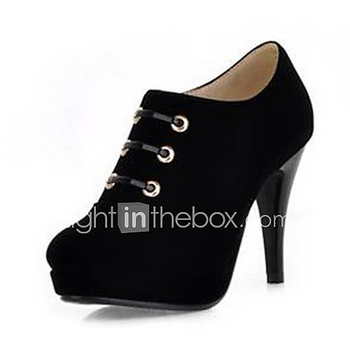 Suede Womens Stiletto Heel Fashion Ankle Boots Shoes