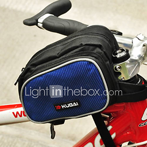CoolChange 600D Waterproof Blue Bicycle Front Tube Bag
