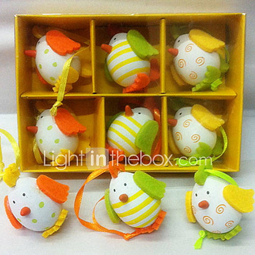 2H Plastic Festival Easter Egg(6pcs/set)