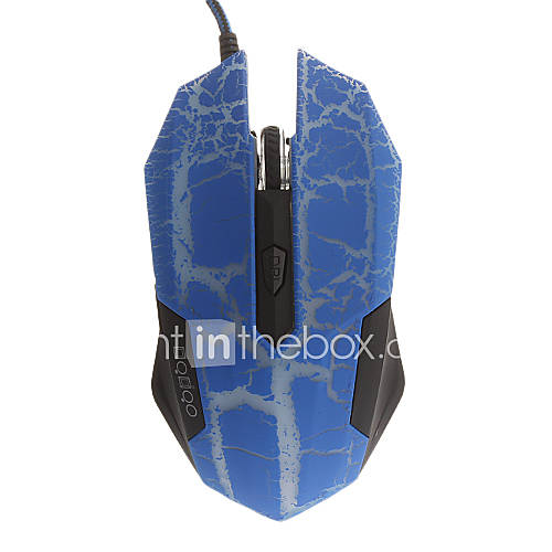 USB Wired Luminous Game Optical Mouse (Assorted Colors)