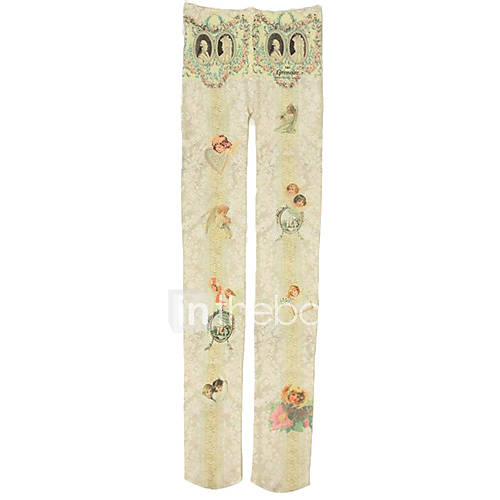 Grimoire Retro Style Pure Angle Pattern Sweet Lolita Stockings