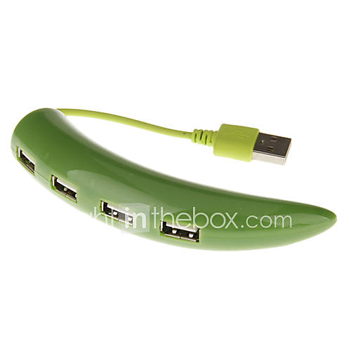 4 Ports USB 2.0 Pepper Shaped High Speed HUB