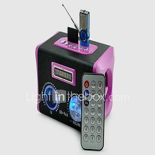 MD 96A Portable Digital Media Speaker with FM TF Card Slot