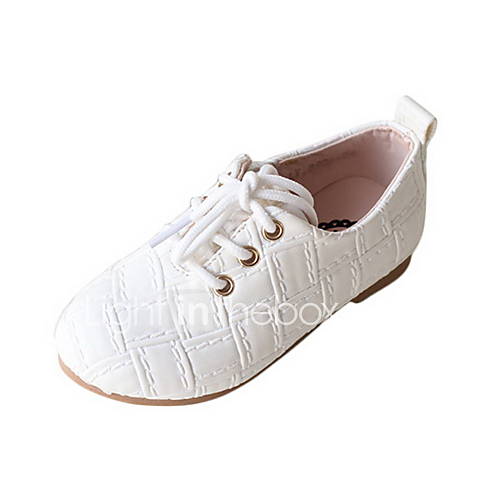 Leatherette Girls Flat Heel Comfort Oxfords Shoes (More Colors)