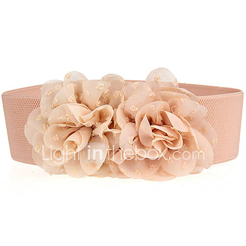 Elastic Fabric And Lace Flower Party/Casual Sashes(More Colors)