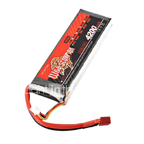 Wild Scorpion 18.5V 5S 4200mAh 45C Li Po Battery(T Plug)