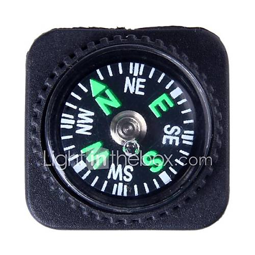 Outdoor Survival Mini Compass with PU Leather Watch Attachment Design