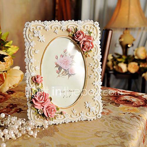 6Modern European Style Pearl Polyresin Picture Frame