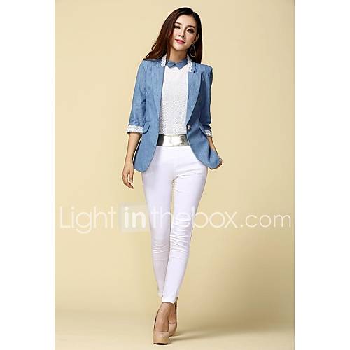 Womens New Spring 3/4 Length Sleeve Outerwear