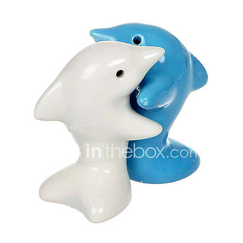 Vintage Dolphin Hugs Spice Bottles   Pair (Color Assorted)