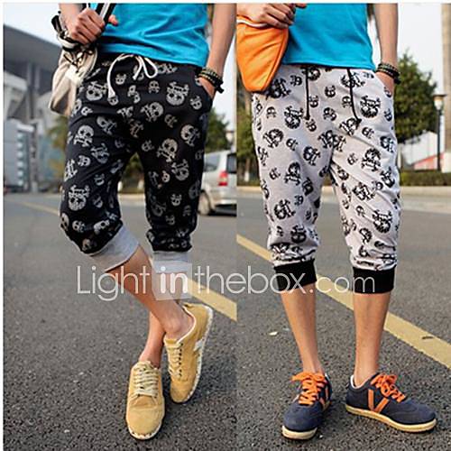 Mens Fashion Printing Casual Pants