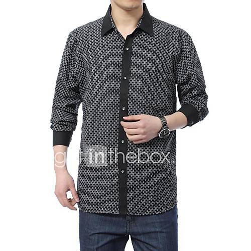 Mens Cool Long Sleeve Polyester Shirt