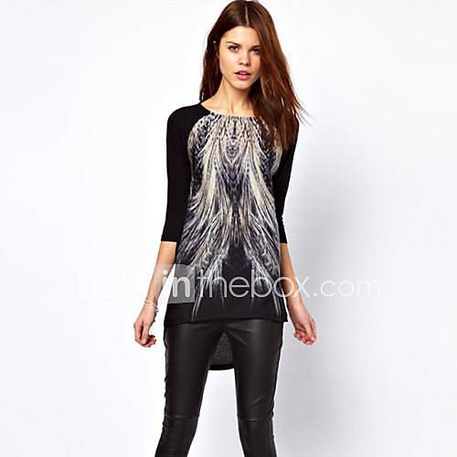 Womens Casual Loose Fit Blouse