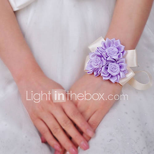 Nice Satin Wedding/Party Bridal Wrist Flower(More Colors)