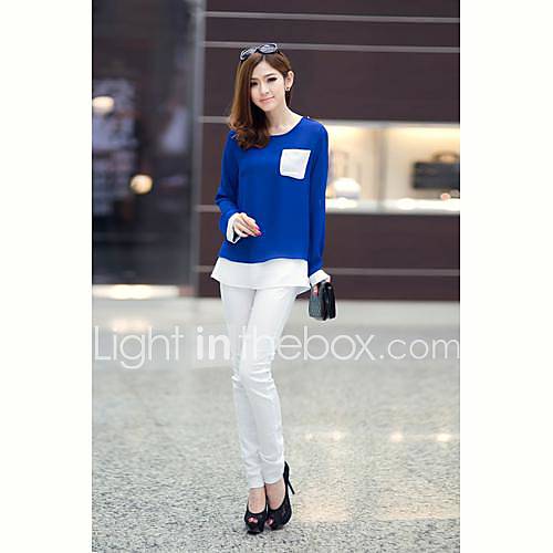 Womens Long Sleeve Chiffon Shirts