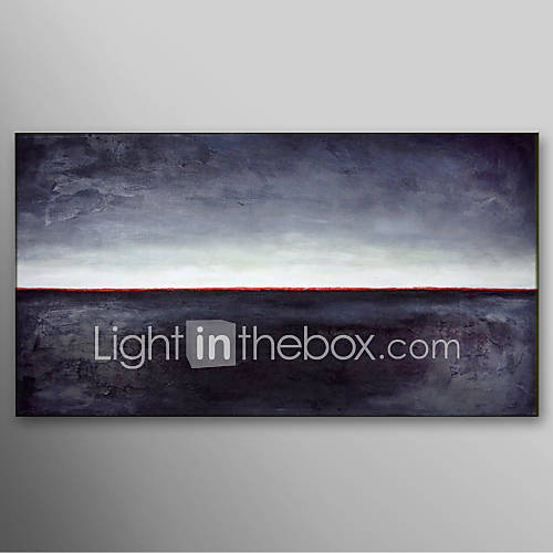 Hand Painted Oil Painting Abstract Before Dawn Broke with Stretched Frame Ready to Hang