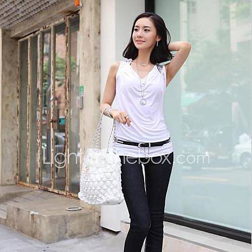 Women`s Casual Off The Shoulder Vest