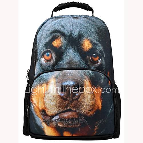 Veevan Unisexs Life like Cute Dog School Backpack