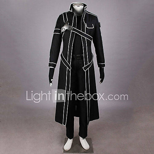 Sword Art Online SAO Kirito Swordman Cosplay Costume