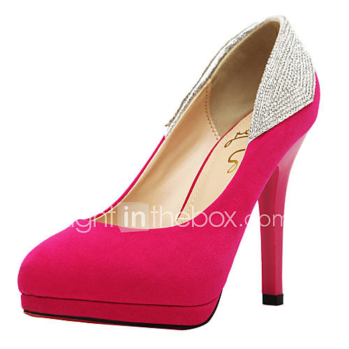 Suede Womens Stiletto Heel Platform Pumps/Heels Shoes (More Colors)