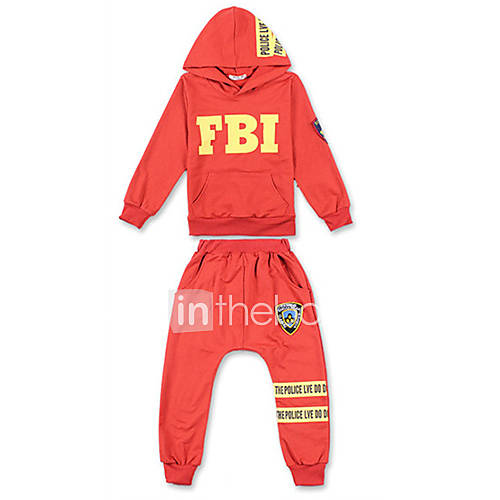 BoyS Letter Pattern Long Sleeve Clothing Sets