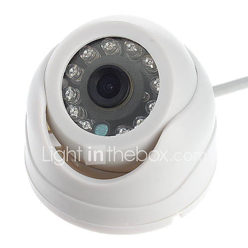 700TVL 1/3SONY Effio E IR Color 12LED Security Mini Dome Video Camera