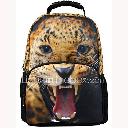 Veevan Unisexs Life like Leopard School Backpack