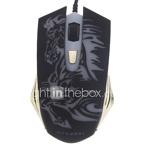 HY G65 USB Wired Ergonomic Design Four Colors Dazzle Optical Mouse