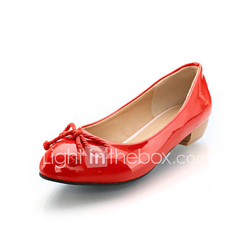 Leatherette Womens Flat Heel Ballerina Flats Shoes (More Colors)