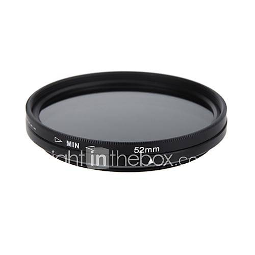 52mm ND Fader Neutral Density Adjustable ND2 to ND400 Variable Filter