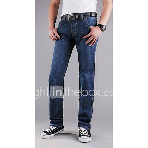 Mens Fashion Slim Jeans Pants