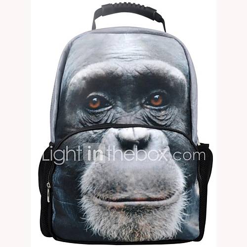 Veevan Unisexs Life like Monkey Animal School Backpack