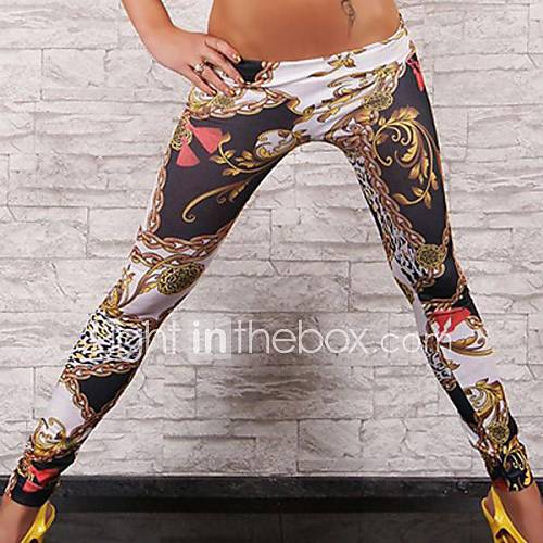 Womens Cool Modern Graffiti Print Leggings