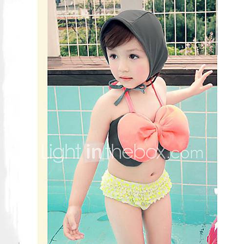 Girls Bikini Large Bow Swimwear