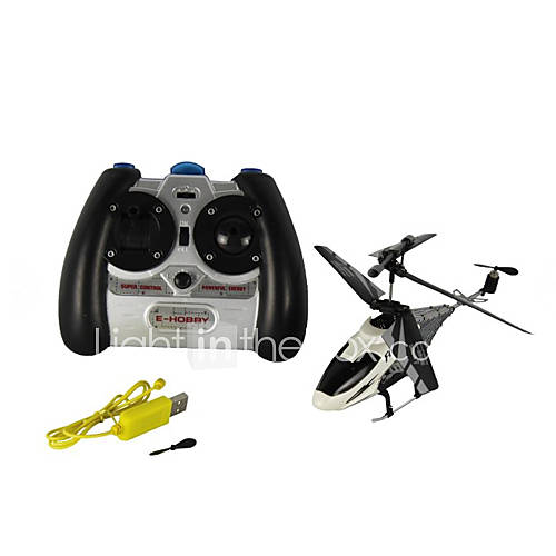 3ch Infrared Alloy RC Helicopter With Gyro(Random Color)