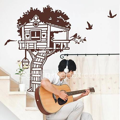 Botanical The Tree House Wall Stickers