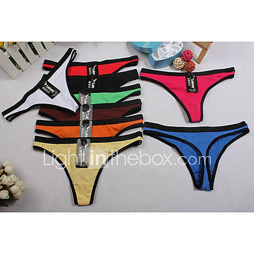 Womens Sexy Cotton G strings(3/set)