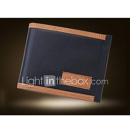 Mens Casual Korea Style Cowhide Cash Holder Wallet