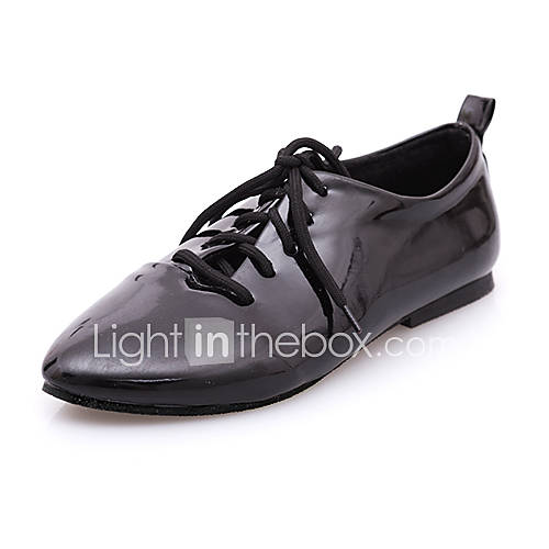 Faux Leather Womens Flat Heel Comfort Oxfords Shoes(More Colors)