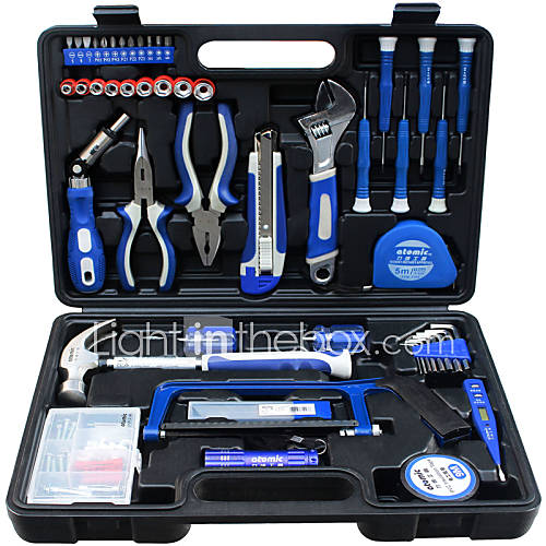 electroplating Allov Steel 92 PCS Electrician carpentry repair kit box combination