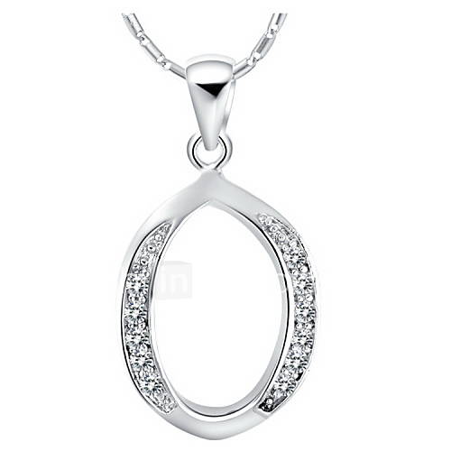 Vintage Round Shape Silvery Alloy Womens Necklace(1 Pc)