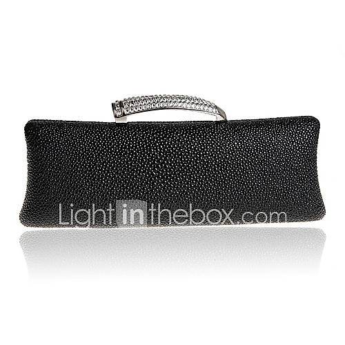 ONDY NewFashion Demure Clutch Evening Bag (Black)