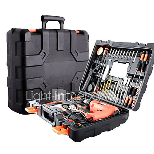 electroplating Allov Steel 55 PCS Electrician carpentry repair kit box combination