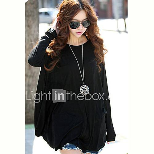 Womens Spring Jewel Long Sleeve Loose Shirts