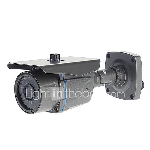 Waterproof Outdoor CCTV 1/3 SONY Effio E CCD 700TVL 24LED Security Video Camera with Bracket Stand