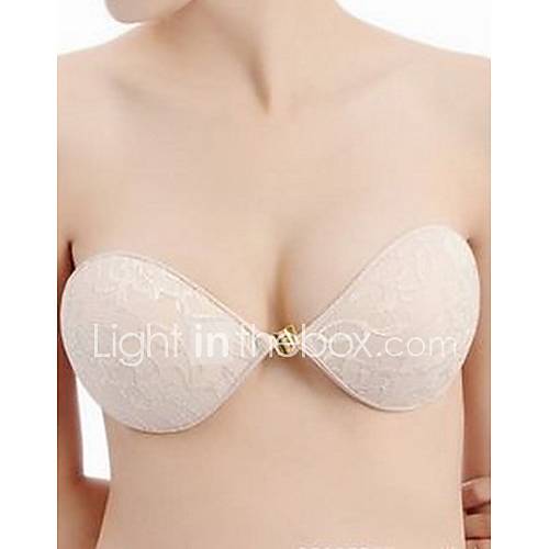 Lace Full Coverage Strapless Front Closure Wedding Bra(More Colors)