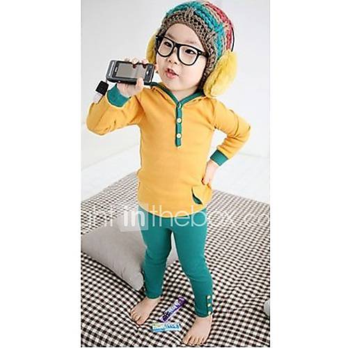 Girls Casual Cotton Long Sleeve Clothing Sets