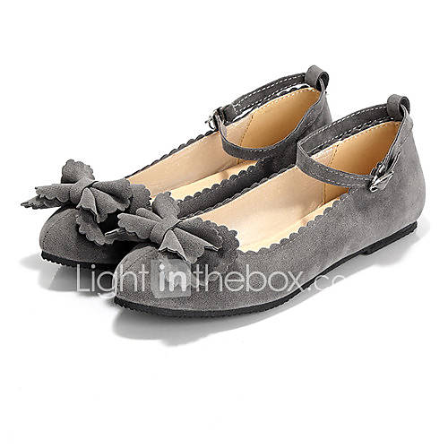 New Fashion Top Quality PU Upper Non slip Bowknot Flat (More Colors)