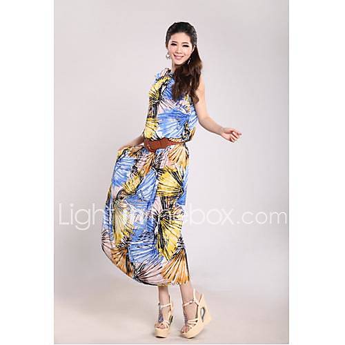 Womens Temperament Sexy Bohemian Dress